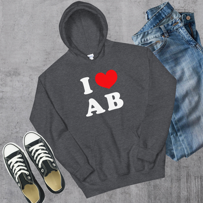 I ❤️  AB Hoodie