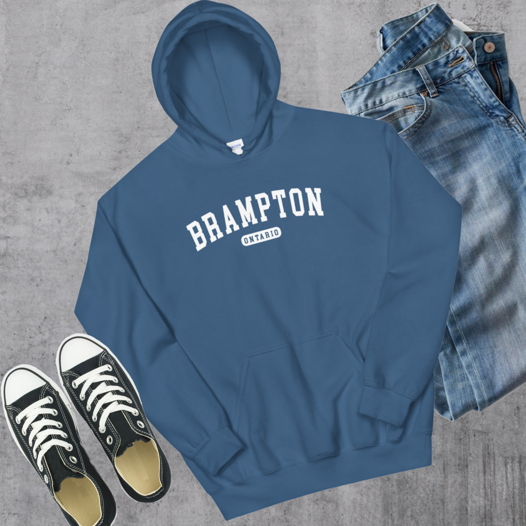 Brampton College Hoodie Indigo Blue S