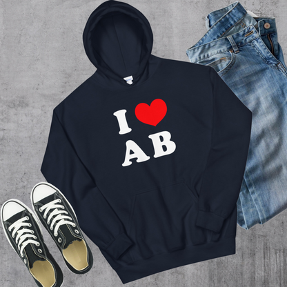 I ❤️  AB Hoodie