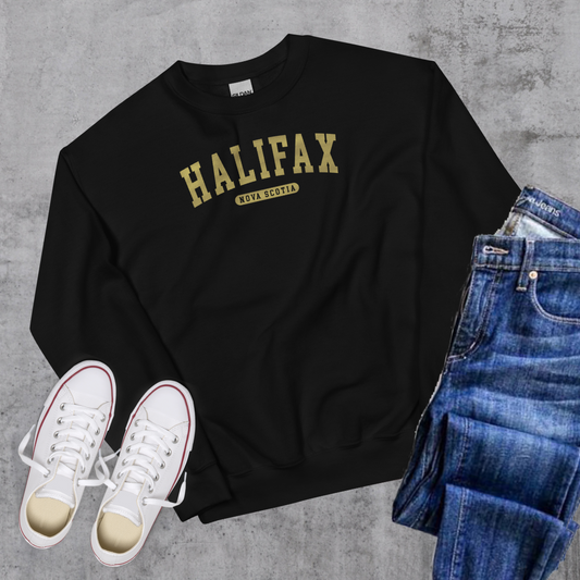 Halifax College Gold Crewneck